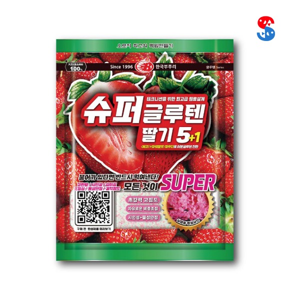 부푸리 슈퍼글루텐 딸기 5+1 초강력 어분 파우더 동봉